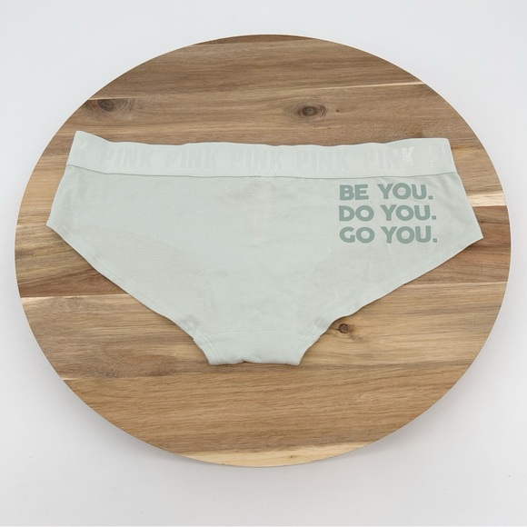 PINK Victoria's Secret Other - NWT PINK Victoria’s Secret “Be You. Do You. Go You.” Graphic Print Hipster Panty